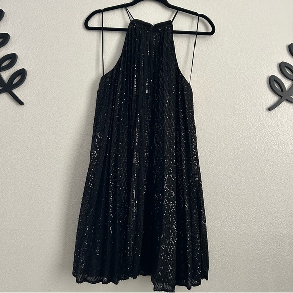 Banana Republic Black Sequin Dress | Size Small - Picture 1 of 6
